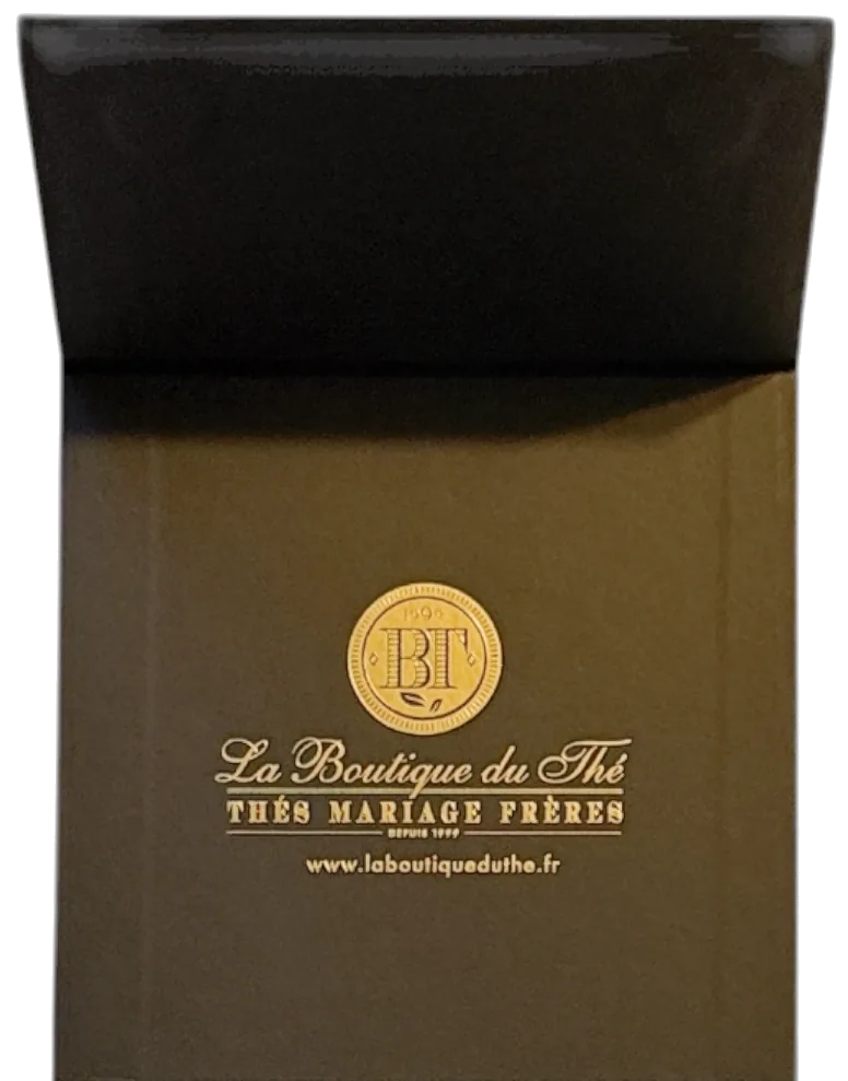 Couvercle du coffret La Boutique du Thé