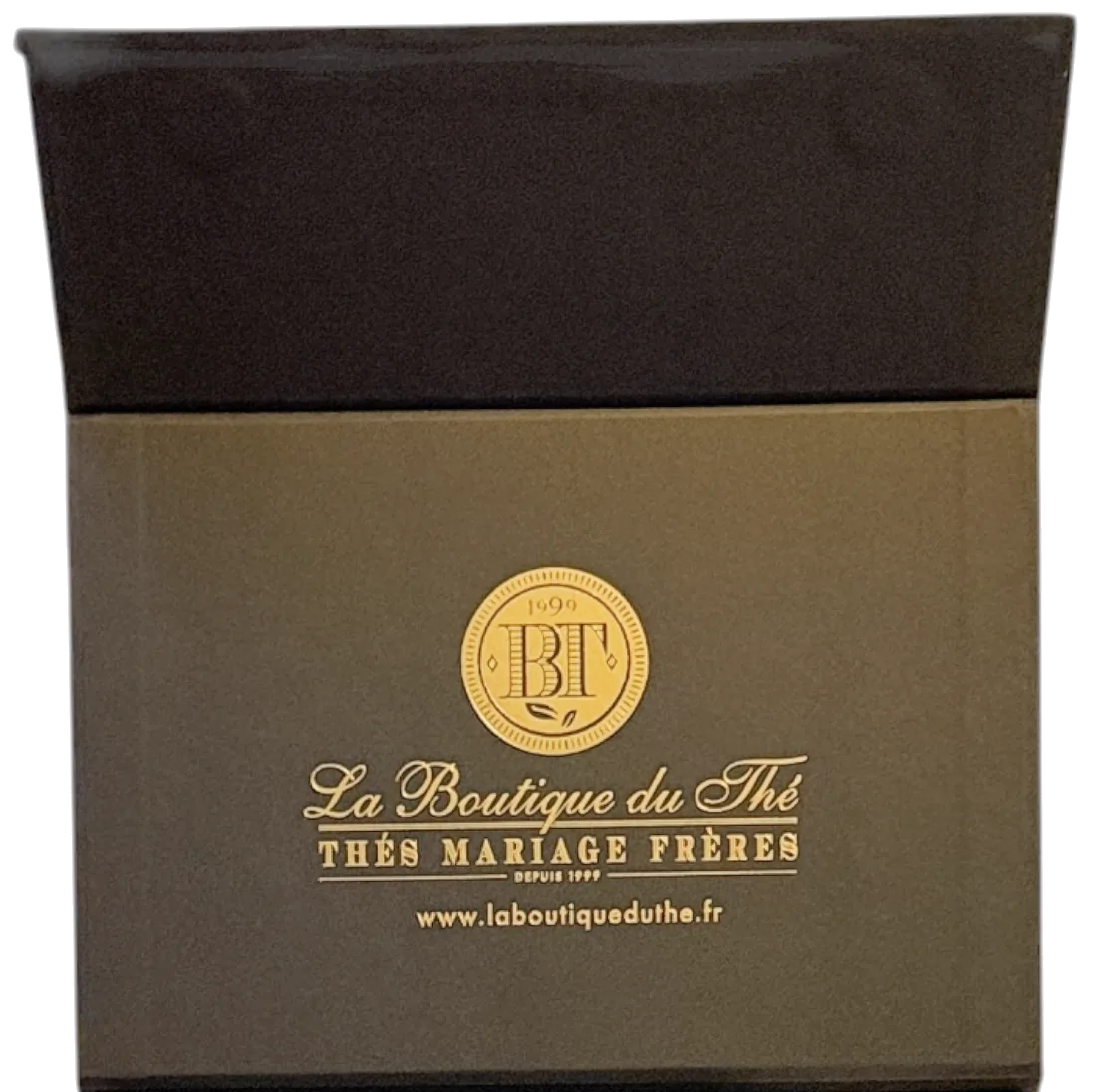 Couvercle du coffret La Boutique du Thé
